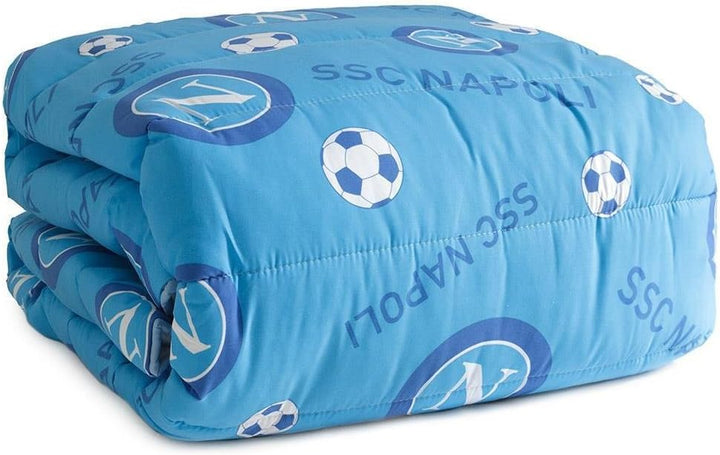 SSC Napoli Steppdecke, offizielles Lizenzprodukt, für Einzelbetten, Q045