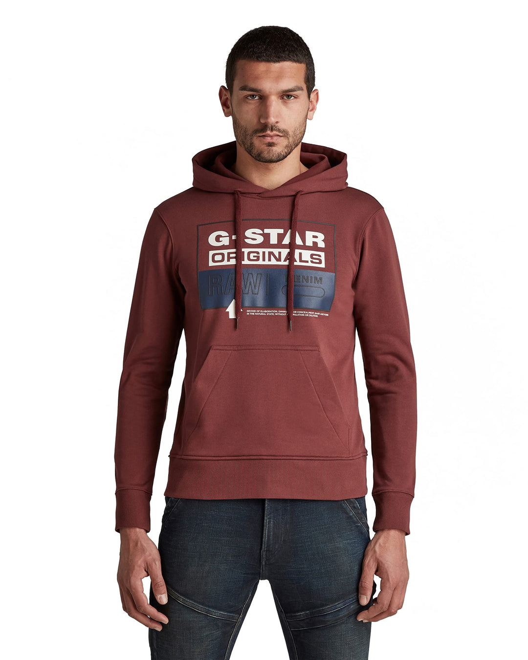 G-STAR Herren Originals Hooded Sweatshirt Sweats, Braun (Paccio D20696-a613-1632)