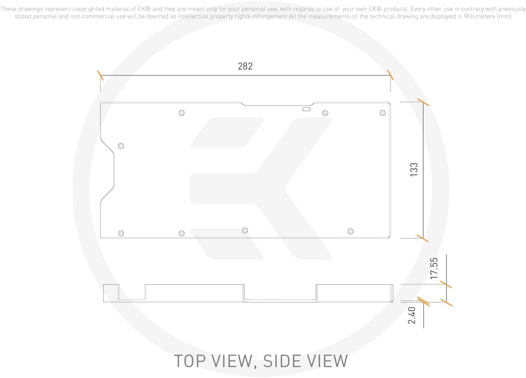 EKWB EK QuanVec2 Strix/TUF RTX 3090Ti Backpl 3831109897973