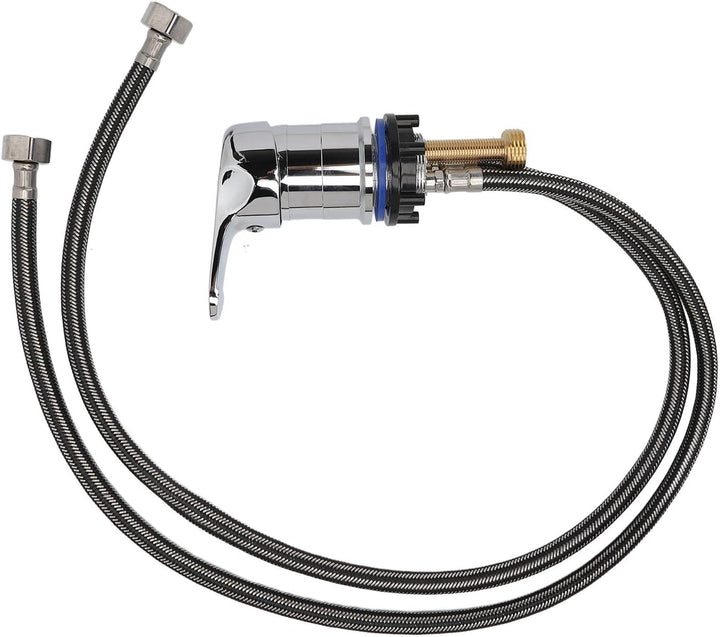 Professioneller Shampoo Beckenarmatur mit 80cm Schlauch, aus Zinklegierung, keramischer Ventilkern f