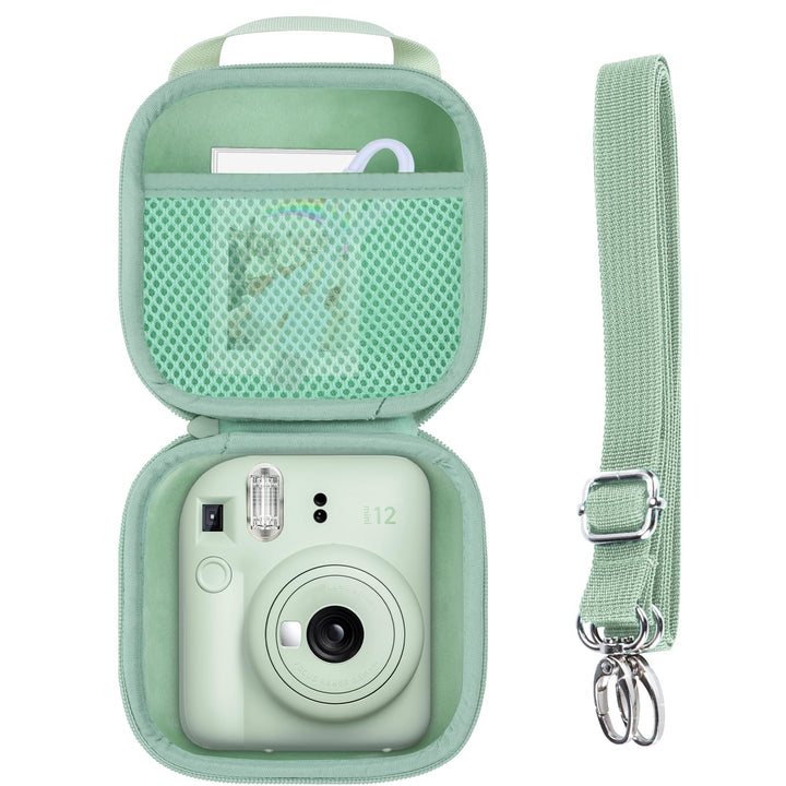 Hartschalen Schutzhülle Tasche Geeignet für INSATX mini 12 / INSTAX mini 11 Sofortbildkameras (Mint