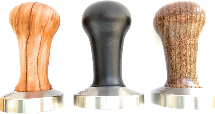 VIA CREMA Tamper Made IN Italy by Motta (58.5, Olive Wood)