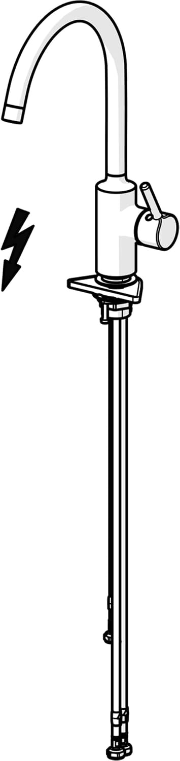 Hansa Spültisch-Einhebelmischer HANSAVANTIS seitenbedient, ND, Ausl. 247mm, matt-sw