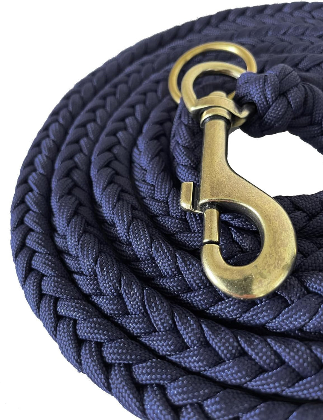 Leisegrün Paracord Hundeleine 2m | Handgefertigte Leine 3-Fach verstellbar | Handmade für kleine und