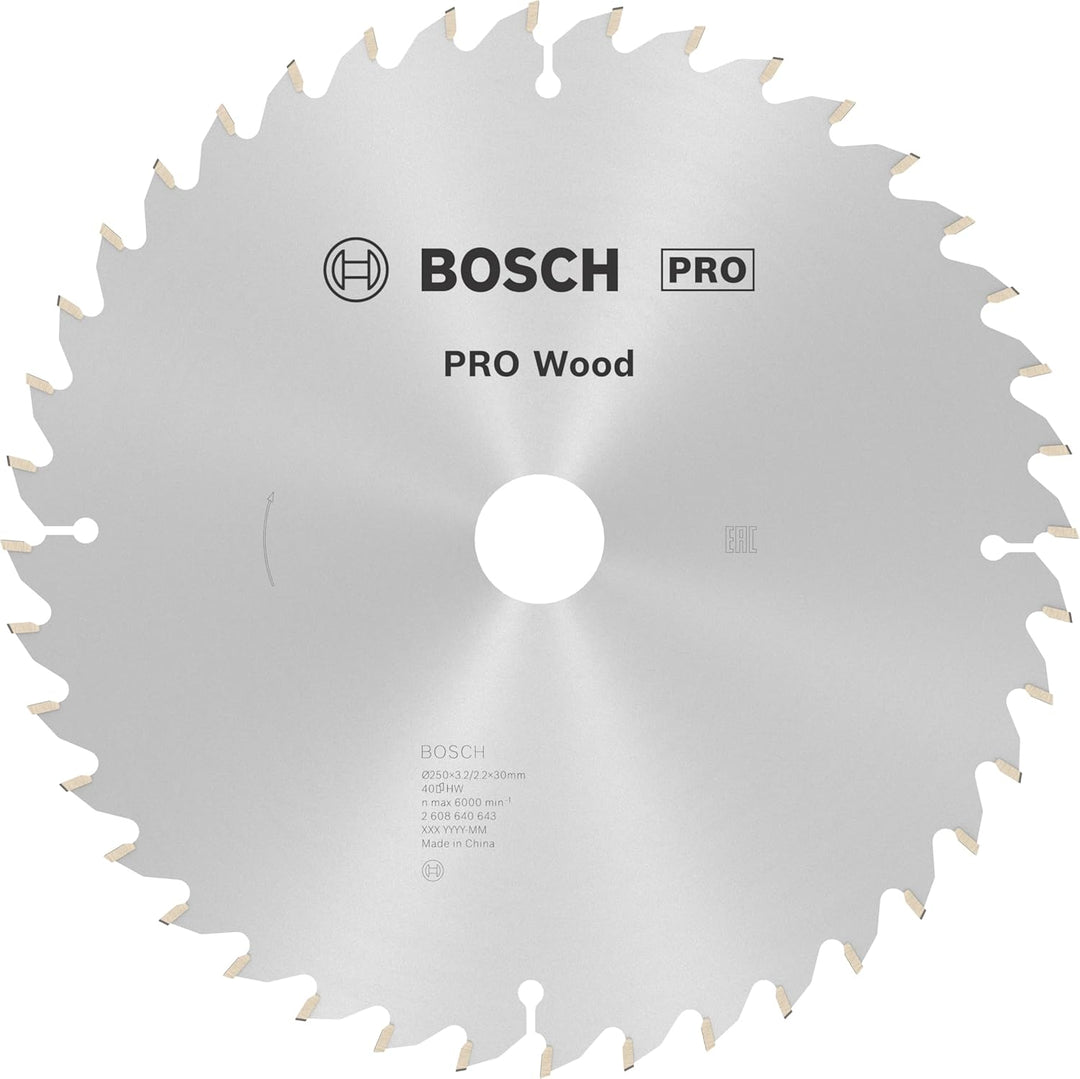 Bosch Accessories Bosch Professional 1x Kreissägeblatt Optiline Wood (Sägeblatt für Holz, Ø 250 x 30