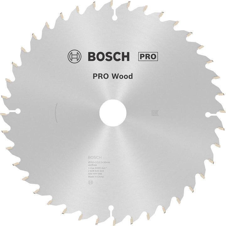 Bosch Accessories Bosch Professional 1x Kreissägeblatt Optiline Wood (Sägeblatt für Holz, Ø 250 x 30
