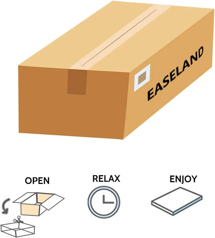 EASELAND Extra Dicke Queen-Size-Matratzenauflage, flauschig, Kissen-Oberseite, Matratzenschoner, Bau