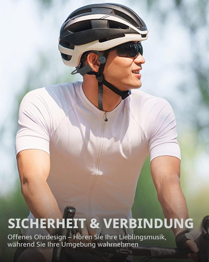 SANOTO Knochenschall Kopfhörer Bluetooth 5.3,Open Ear Kopfhörer Kabellos Bone Conduction Kopfhorer I