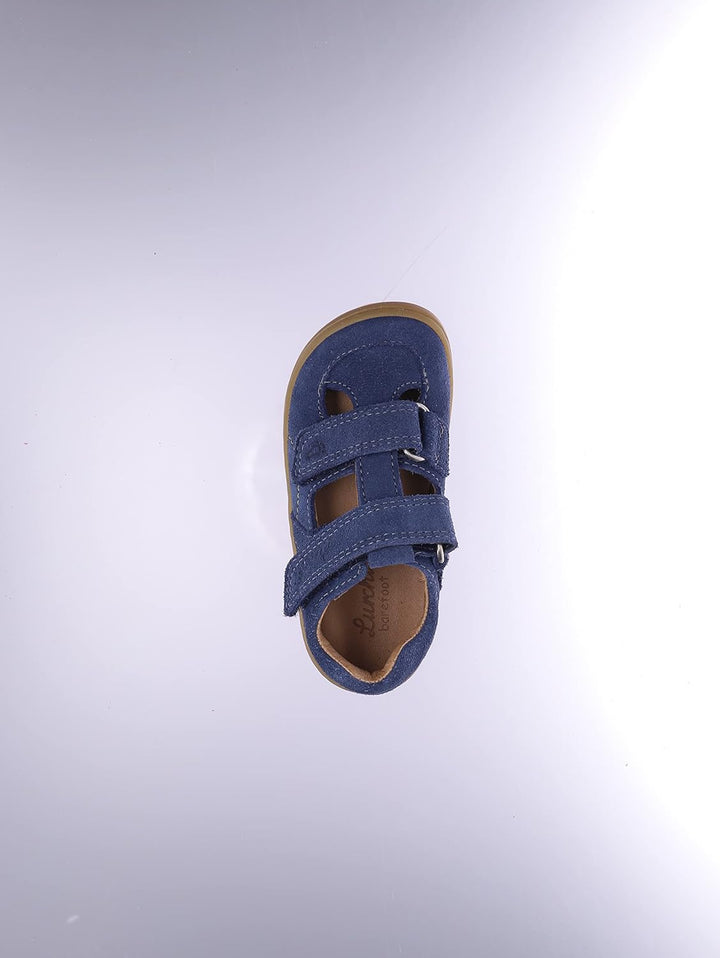 Lurchi Jungen Nando Barefoot Sandale 28 EU Blau, 28 EU Blau