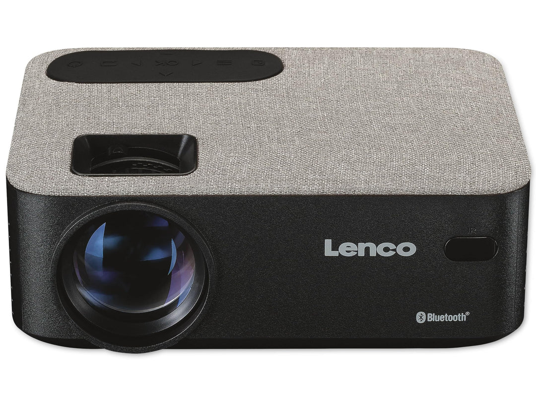 Lenco LPJ-700 Mini Beamer - Bluetooth Beamer - Mini Projektor 4000 Lumen - 30.000 Stunden Lebensdaue