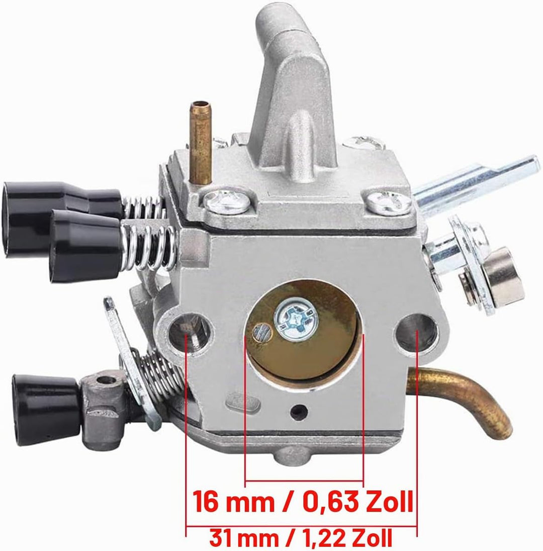 Vergaser für Stihl FS120 FS200 FS250 FS300 FS350 FR350 FR450 FR480 Rasentrimmer Freischneider ersetz