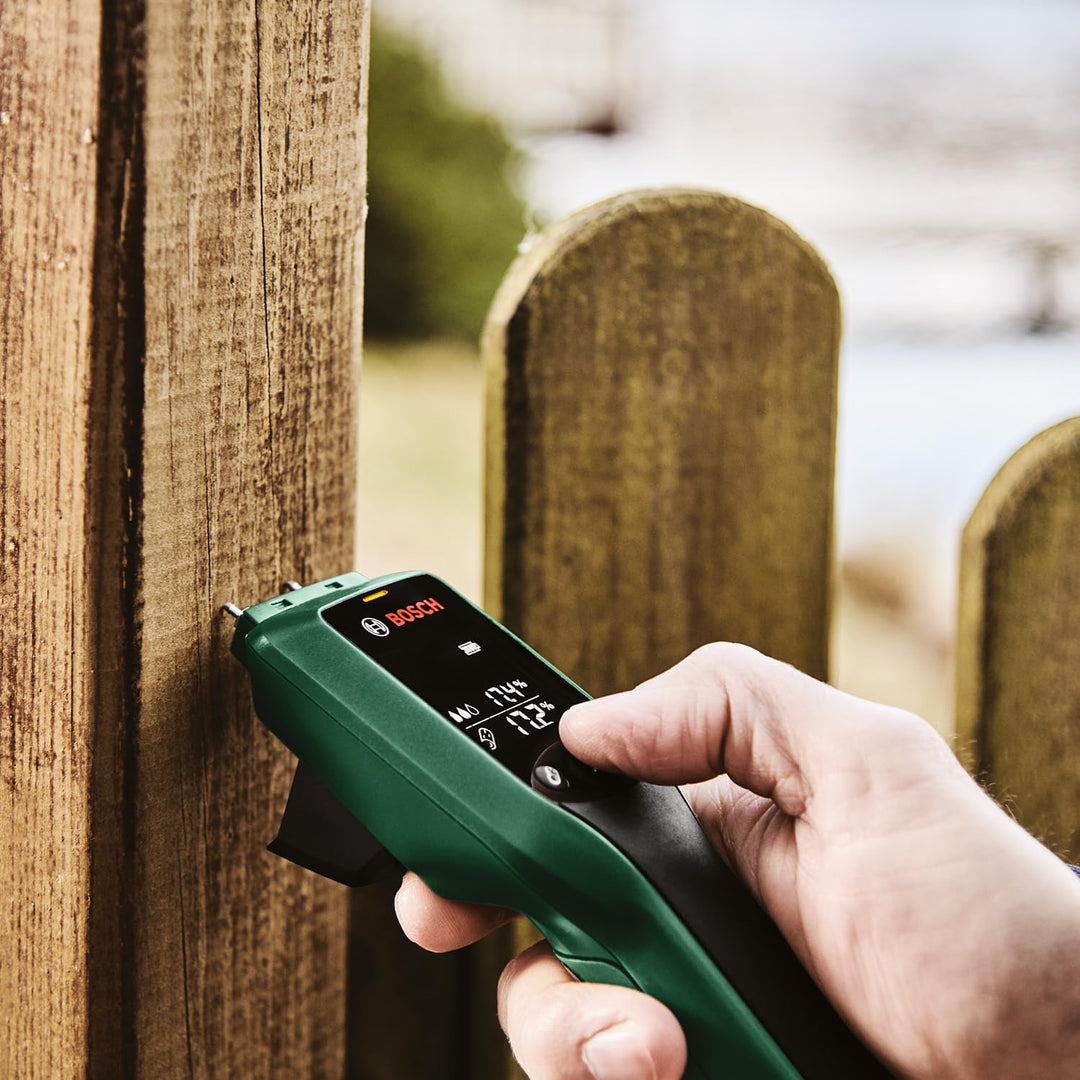 Bosch Holzfeuchtigkeitsmessgerät UniversalHumid (präzise Ergebnisse dank Holzgruppenauswahl und LED-