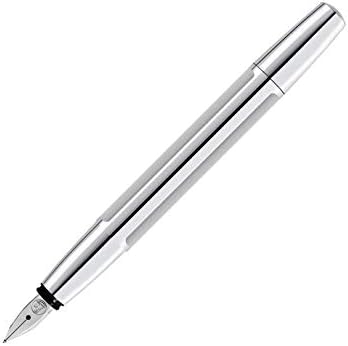 Pelikan 951970 Füllhalter Pura P40, M, silber Silver 1 Stück (1er Pack) Pelikan 951970, Silver 1 Stü