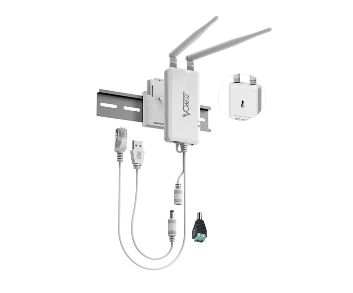 VONETS Industrie 2.4GHz Wlan Bridge Mini WiFi Router Verstärker Ethernet zu WiFi Hotspot Extender Si
