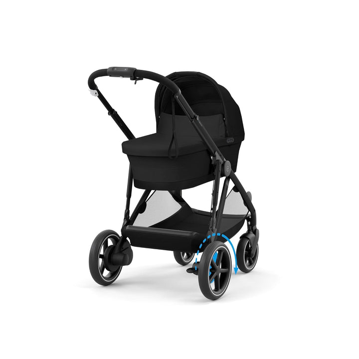 CYBEX Gold Kinderwagen e-GAZELLE S, Ab Geburt bis ca. 4 Jahre, Max. 22 kg (Single-Modus) / 2x 22 kg