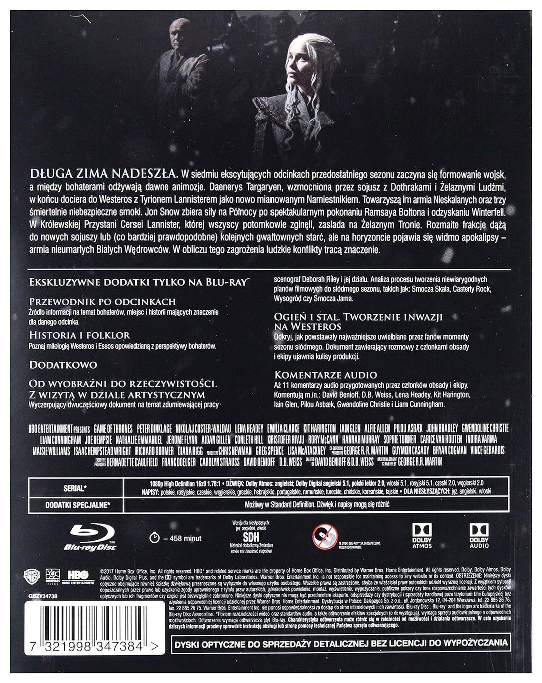 Game of Thrones Season 7 Steelbook [3Blu-Ray] [Region B] (IMPORT) (Keine deutsche Version), Blu-ray