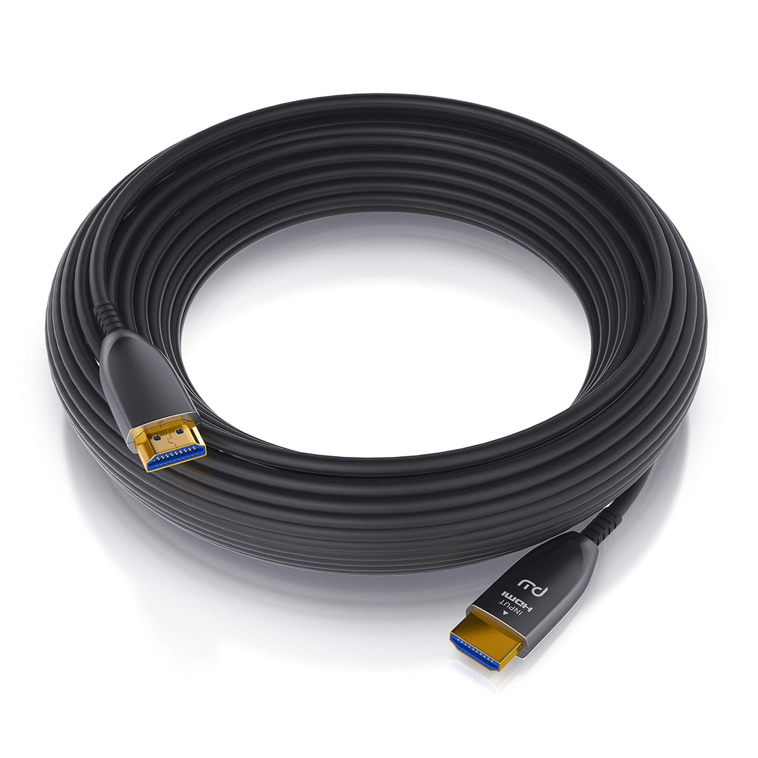 CSL - HDMI Kabel 2.0 b Glasfaser 20m - 4k 60Hz mit HDR - optisches HDMI Kabel LWL - 3D - ARC - CEC –