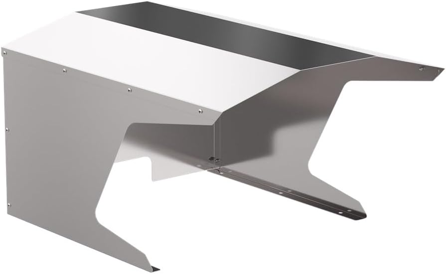 KÖNIGSPROD Edelstahl Mähroboter Garage, Schutz für Rasenroboter, Carport, Dach, Roboport, L, L