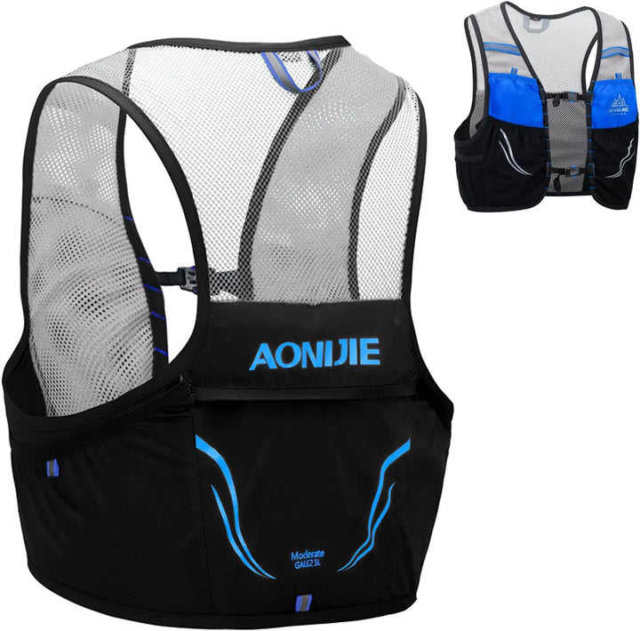 TRIWONDER 2.5L Ultraleicht Trinkrucksack, leichte Rucksackweste, Laufrucksack für Marathon, Bergläuf