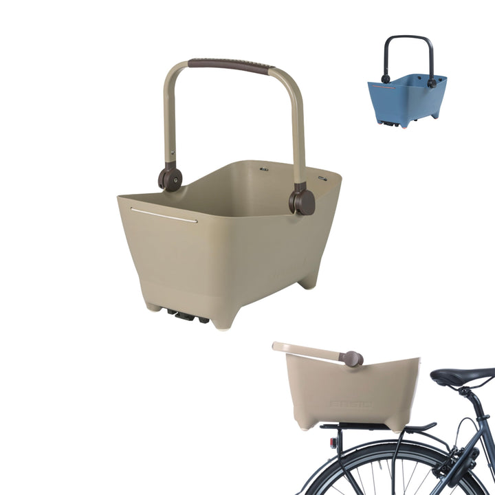Basil Unisex-Adult Buddy Bicycle Basket 22.5 X 22 X 43 CM Braun, 22.5 X 22 X 43 CM Braun