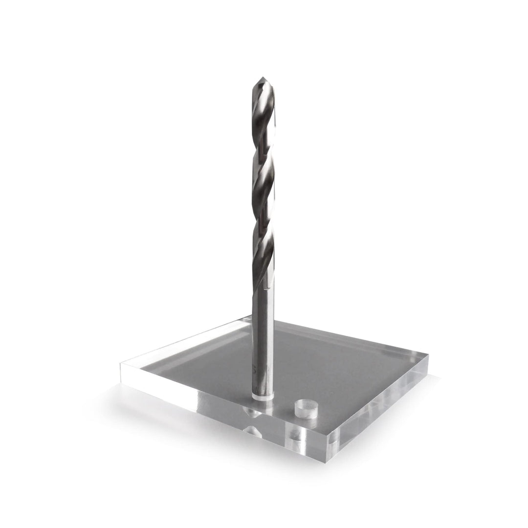 LOBOTEC Bohrer Acrylglas HSS Ø 8 mm für Acryl und Kunststoffe mit Spezialschliff für ein sicheres un