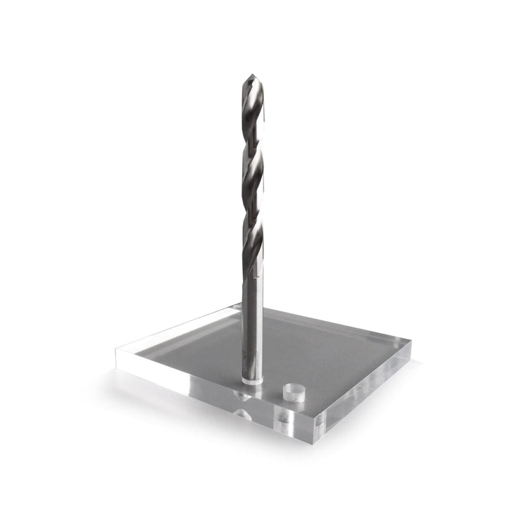 LOBOTEC Bohrer Acrylglas HSS Ø 8 mm für Acryl und Kunststoffe mit Spezialschliff für ein sicheres un