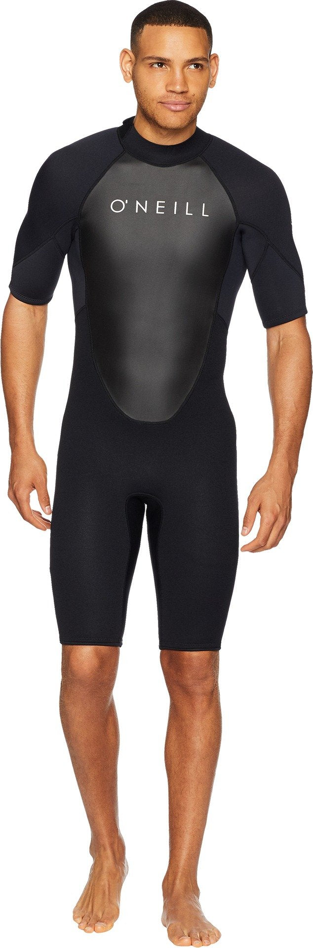 O'Neill Herren Reactor-2 Neoprenanzug mit Reissverschluss hinten, kurzärmelig, 2 mm 3XL schwarz / sc