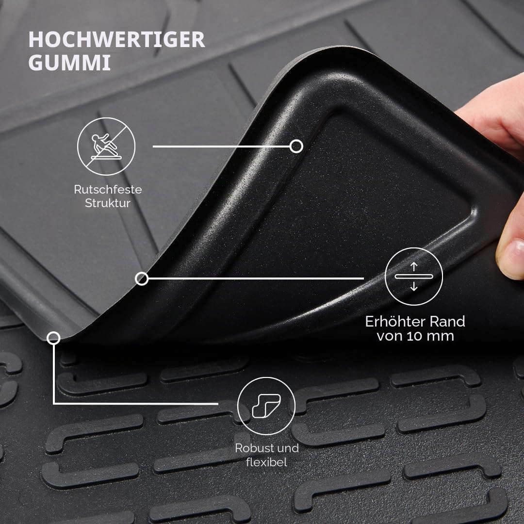 Kofferraumwanne – passgenaue Gummi Kofferraummatte passend für Mercedes E-Klasse S214/W214 2023-2026