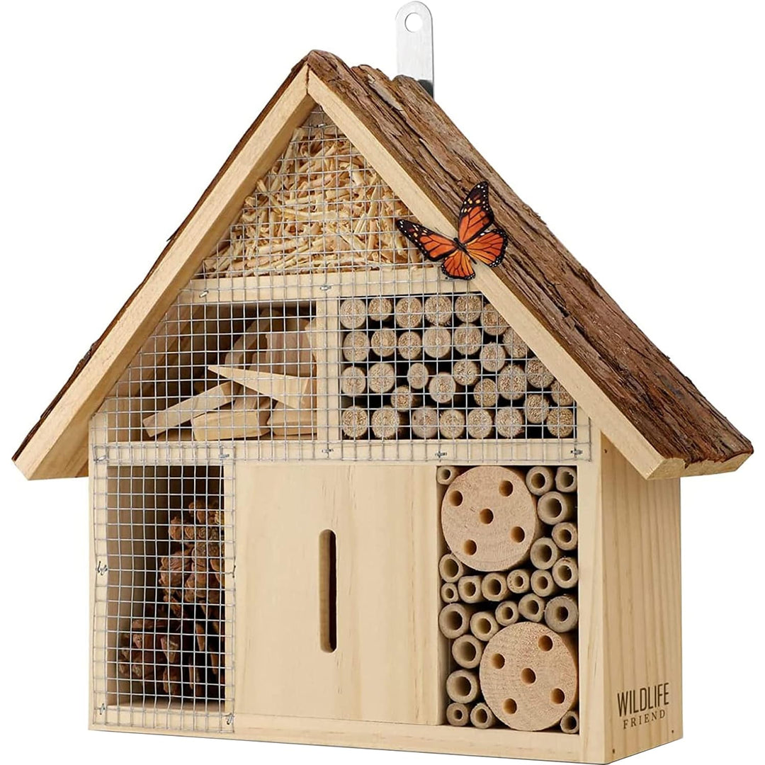 WILDLIFE FRIEND Insektenhotel - Bienenhotel-Bausatz - Bambus-Insekten-Niströhren für Wildbienen - Sc