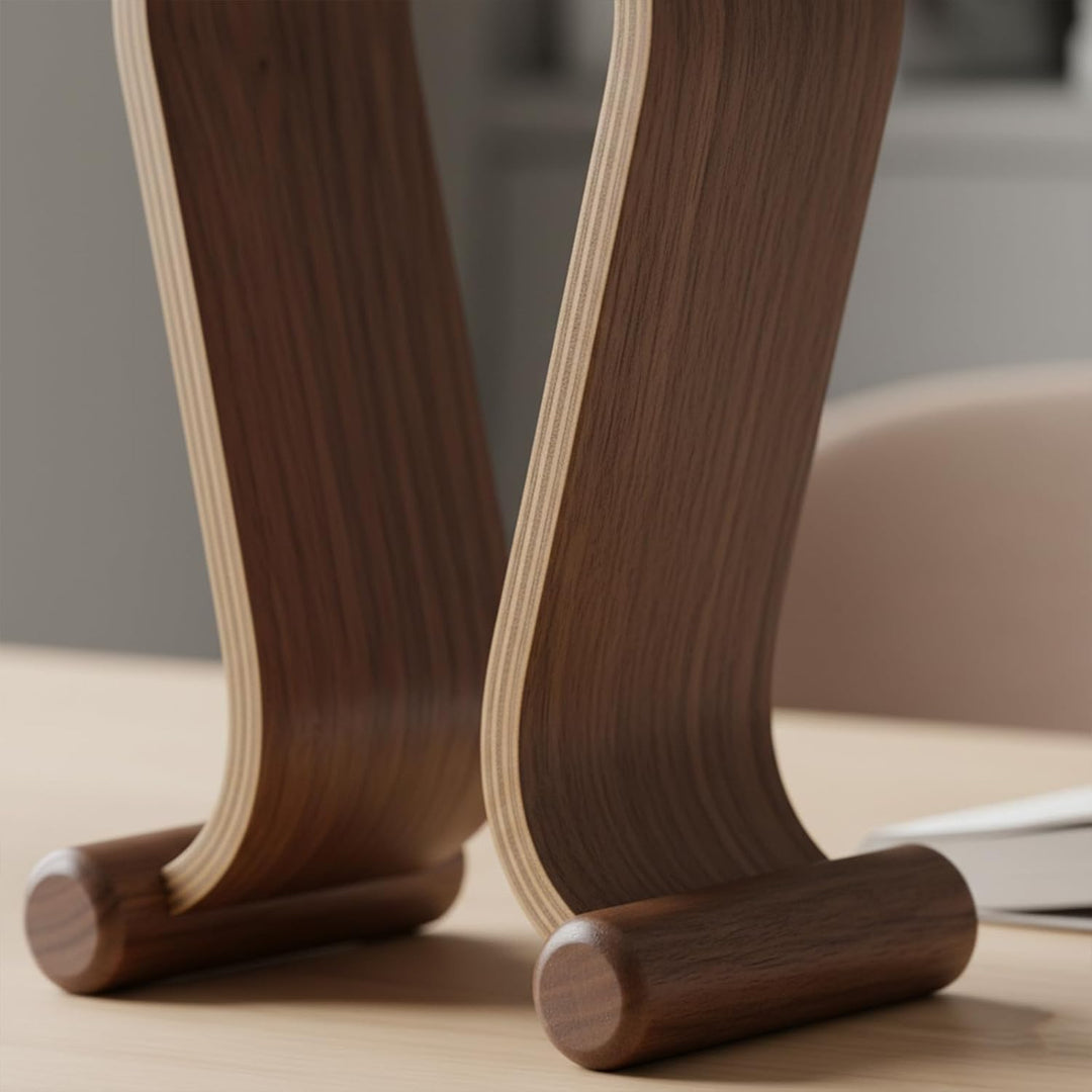 Kopfhörerhalter Holz, Kopfhörer Ständer, Kopfhörer Halter, U Form, Walnussholz, Universal, Umweltfre