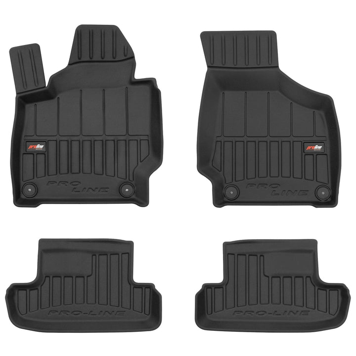 M MOTOS Gummimatten Auto Fussmatte passt für Audi TT II 2006-2014 Verbessern Sie Ihren Reisekomfort