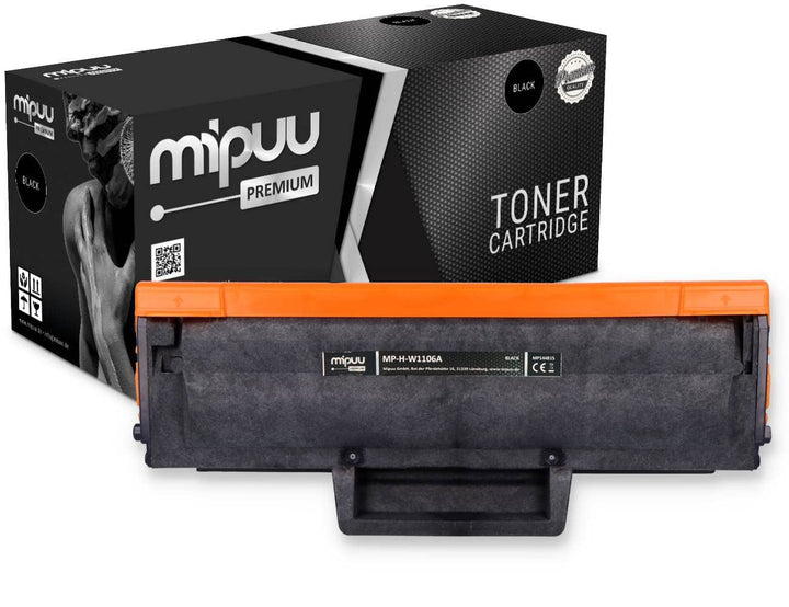 Mipuu Toner kompatibel für HP W1106A 106A Schwarz Black für HP Laser 107 108 MFP131 MFP133 MFP135 MF