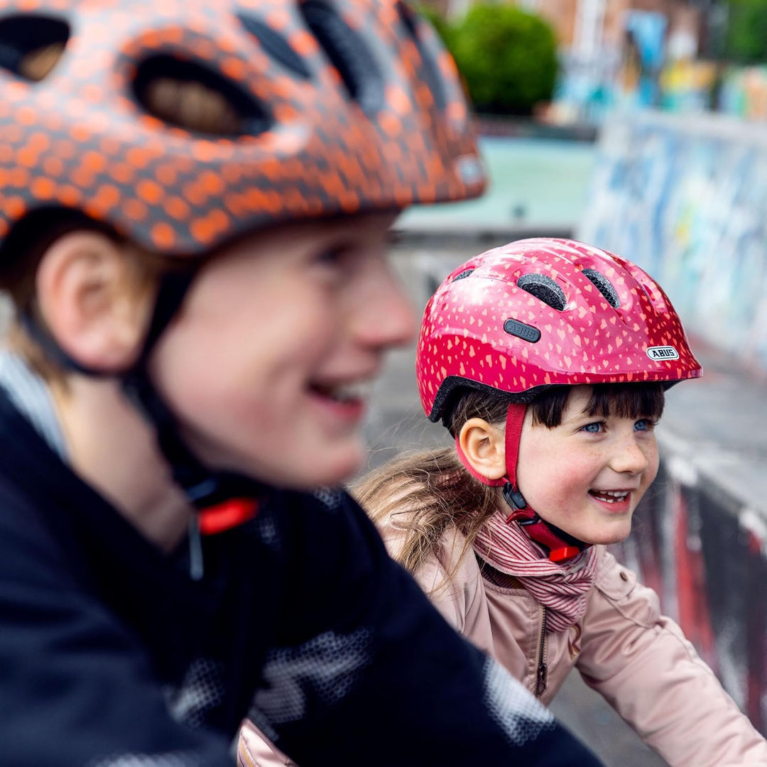 ABUS Kinderhelm Smiley 2.0 - Robuster Fahrradhelm für Mädchen und Jungs S (45-50 cm) turquoise sailo