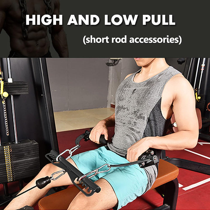 KORIKAHM Home Gym Fitness Spreizstange Multi-Grip Breit Latzugstange Neutral Grip Griff Latzugaufsät