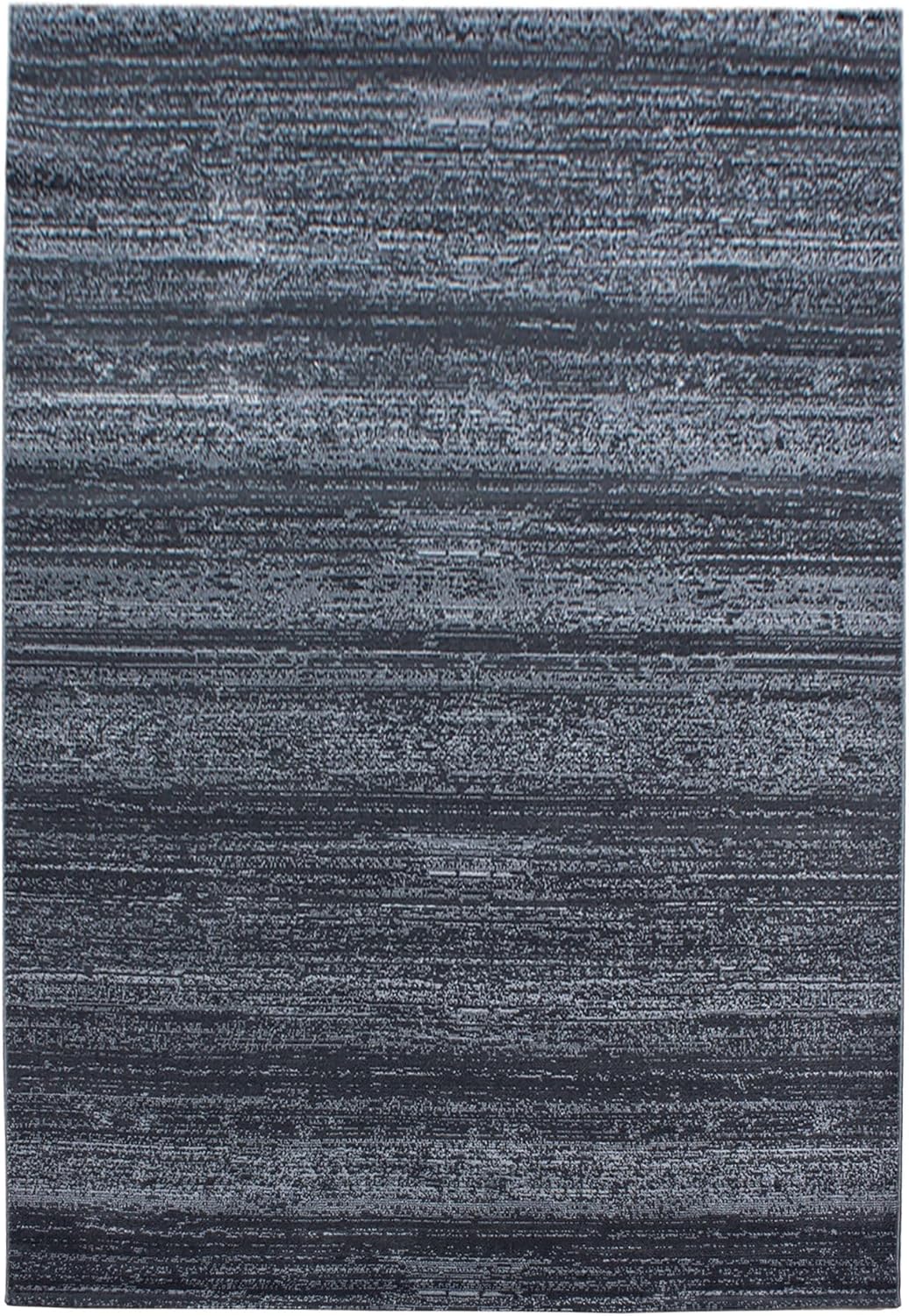 Carpetsale24 Teppich Wohnzimmer Unicolor - Einfarbig Grau Meliert 160 x 230 cm - Kurzflor Teppich Sc