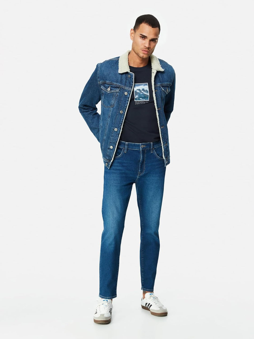 Mavi Herren Aaron Jeansjacke S indigo vintage comfort, S indigo vintage comfort