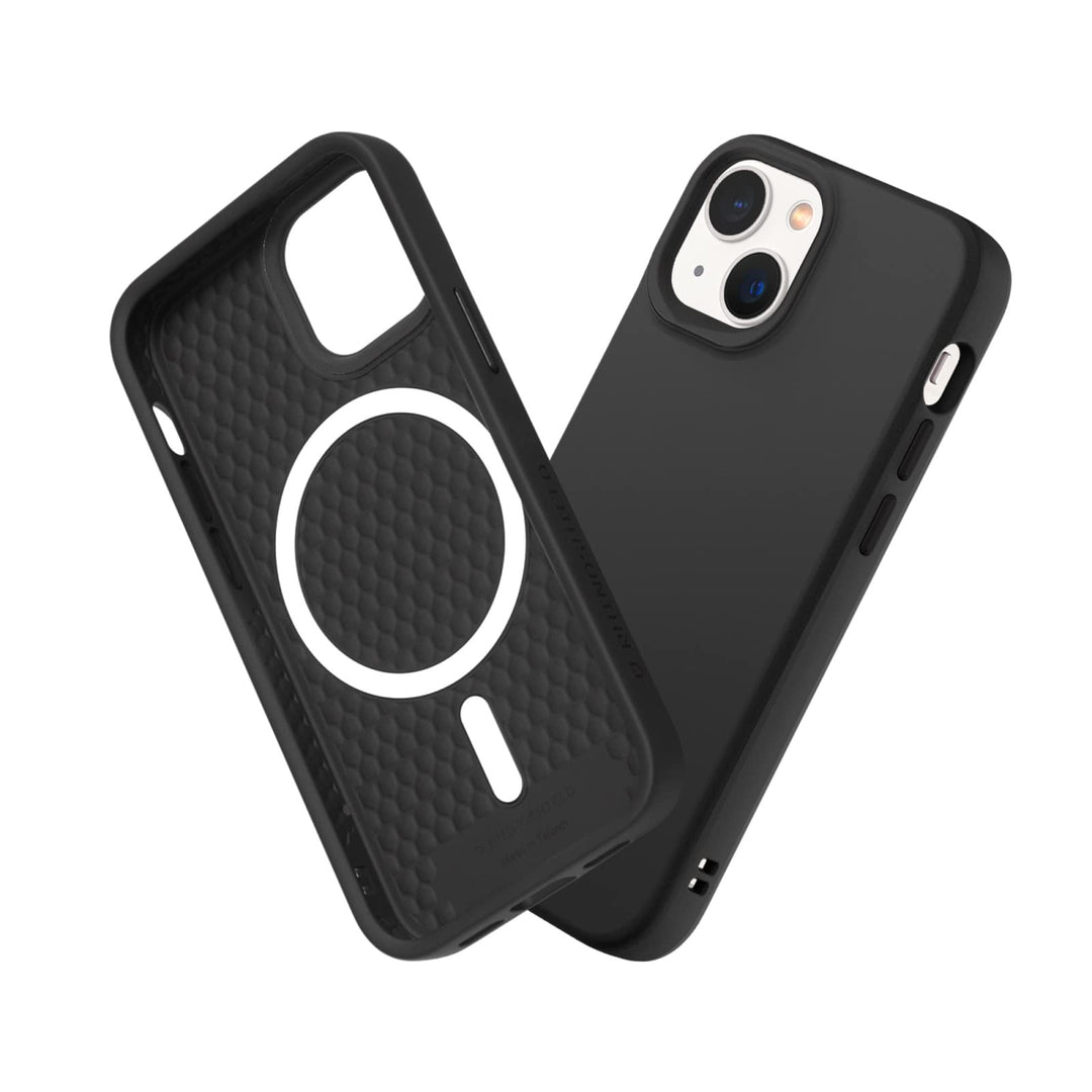 RhinoShield Case kompatibel mit [iPhone 13 Mini] | SolidSuit - MagSafe-kompatibel -Stossdämpfende &
