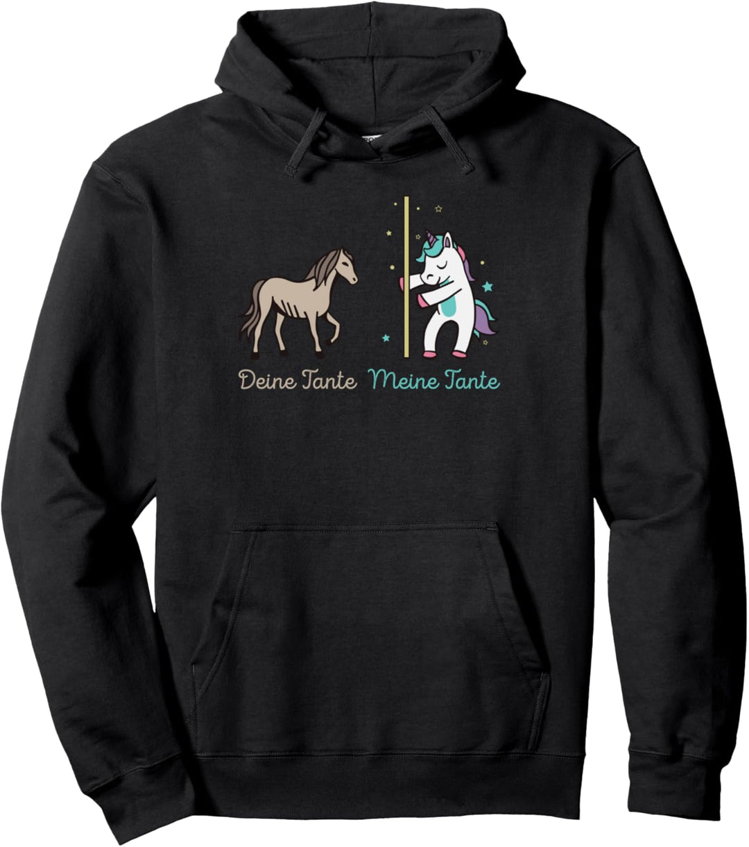 Deine Tante Pferd Meine Tante Einhorn Patentante Geschenk Pullover Hoodie