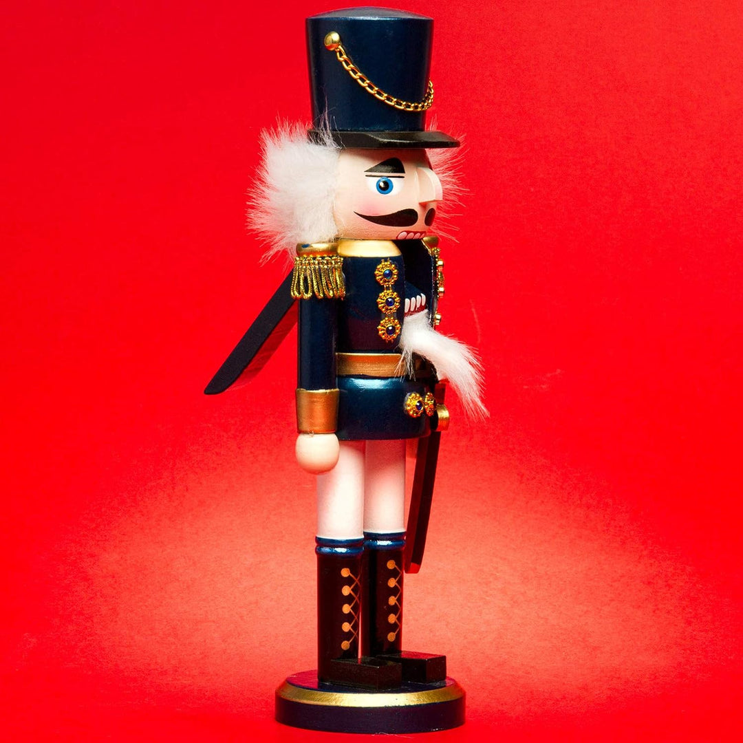 SIKORA NK-I Deko Nussknacker Figur aus Holz Verschiedene Motive 3 Grössen, Grösse:Höhe ca. 28 cm, Fa