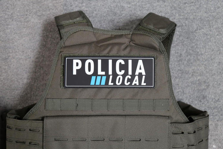 TS Tactical Store PLOCAL POLICIA LOCAL phosphoreszierender 3D-Klettverschluss für Weste | Grösse: 20