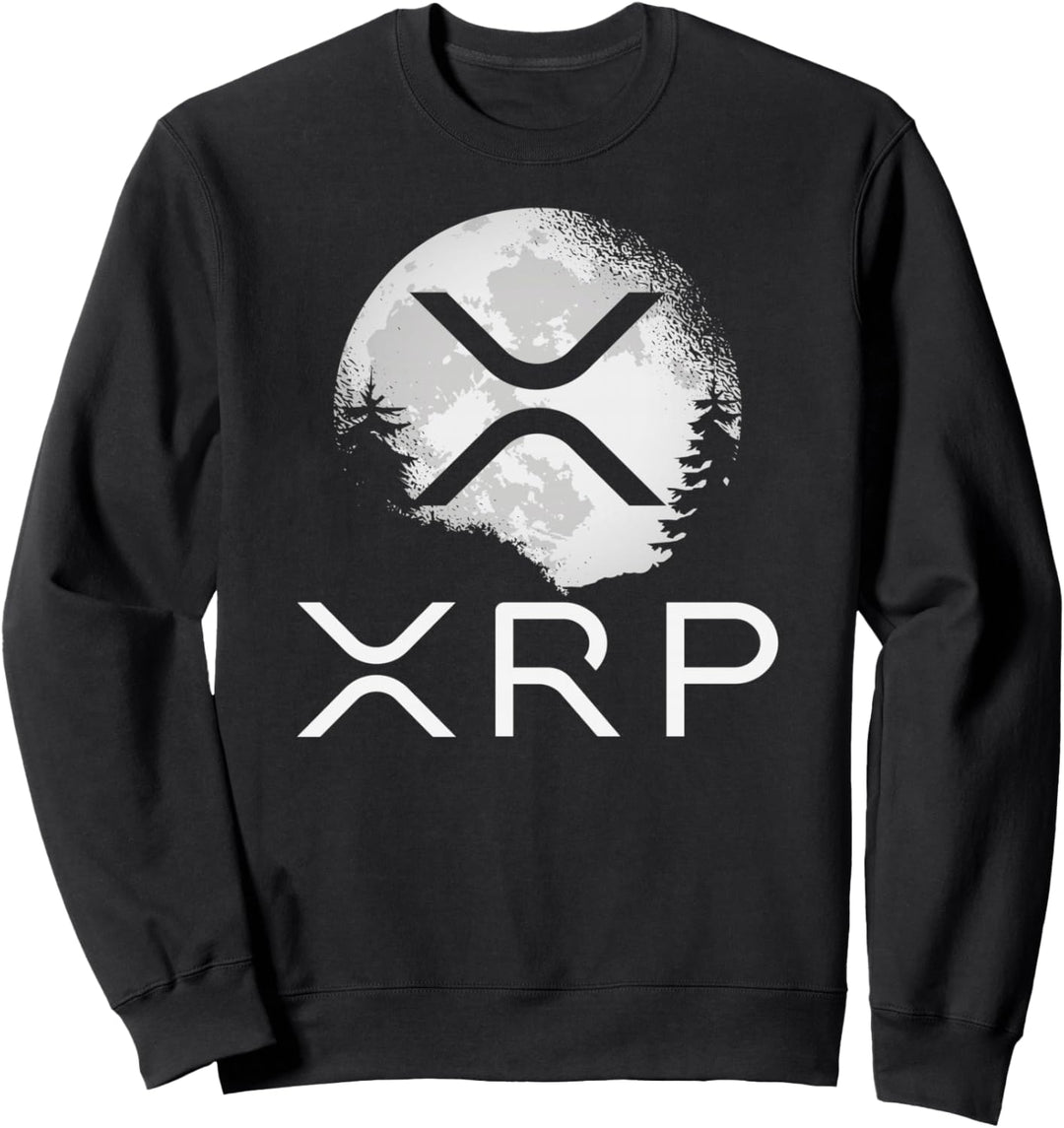 Ripple Coin Xrp Ledger Moon Cryptowährung Bull Market Sweatshirt