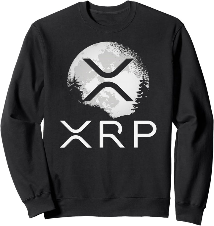 Ripple Coin Xrp Ledger Moon Cryptowährung Bull Market Sweatshirt