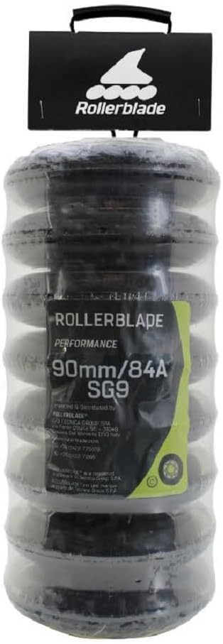 Rollerblade 90MM/SG9 Wheel/Bearing XT Clear, L