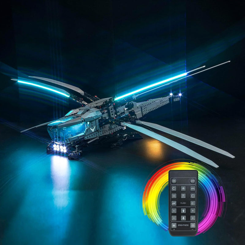 LocoLee Licht Kompatibel mit Lego Dune Atreides Royal Ornithopter, Nur Lichter Set - Kein Modell, Fe