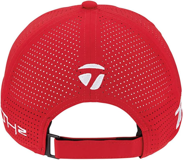TaylorMade Herren Tour Litetech Golf Cap Baseballkappe, Einheitsgrösse Rot