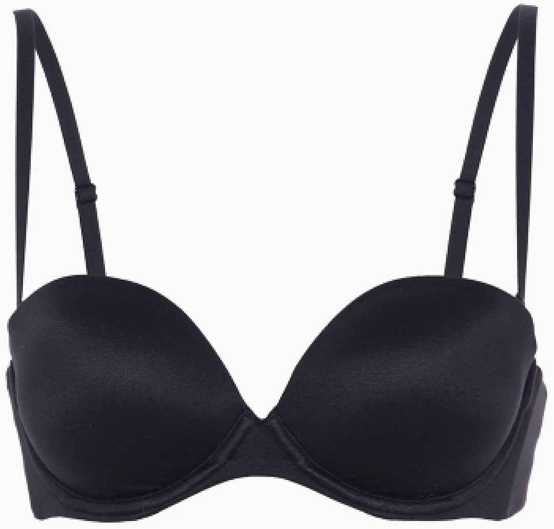Lovable Damen Body Bliss Push-Up-BH 80C Nero, 80C Nero