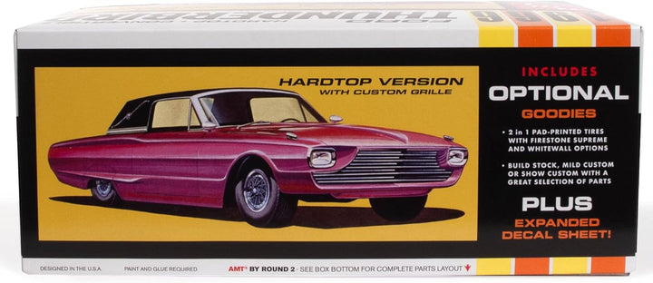 AMT AMT1328/12 1/25 1966er Ford Thunderbird Hardtop Modellbausatz, Mehrfarbig