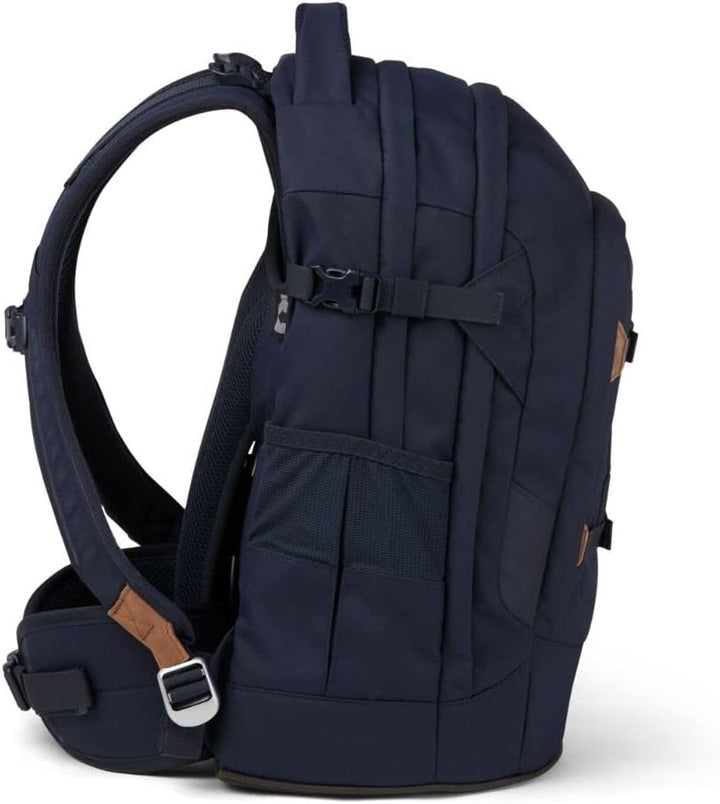 Satch Pack Schulrucksack Set 2tlg. mit Schlamperbox Nordic Blue Skandi Edition, Nordic Blue Skandi E