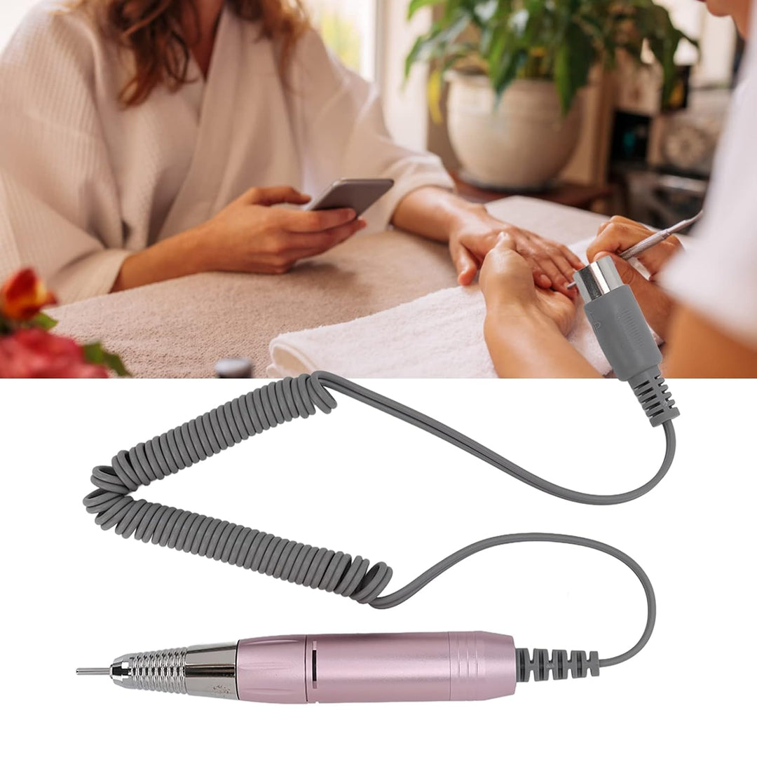 Asixxsix Nagelbohrer-Ersatzgriff, Verstellbarer Elektrischer Nagelbohrstift mit 3000 U/min, Geräusch