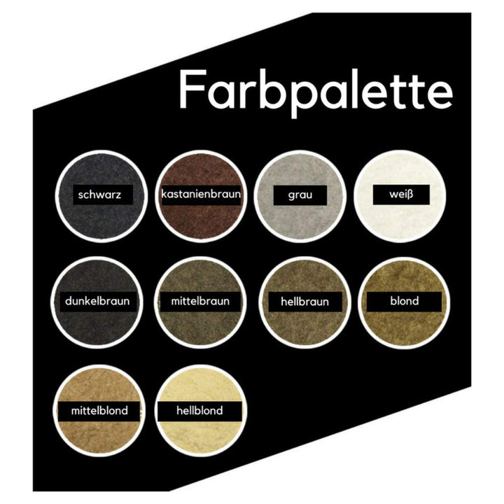 Haarauffüller – Streuhaar – Schütthaar – Haarverdichtung /10 Farben, 25g sofort lieferbar! mehrfarbi